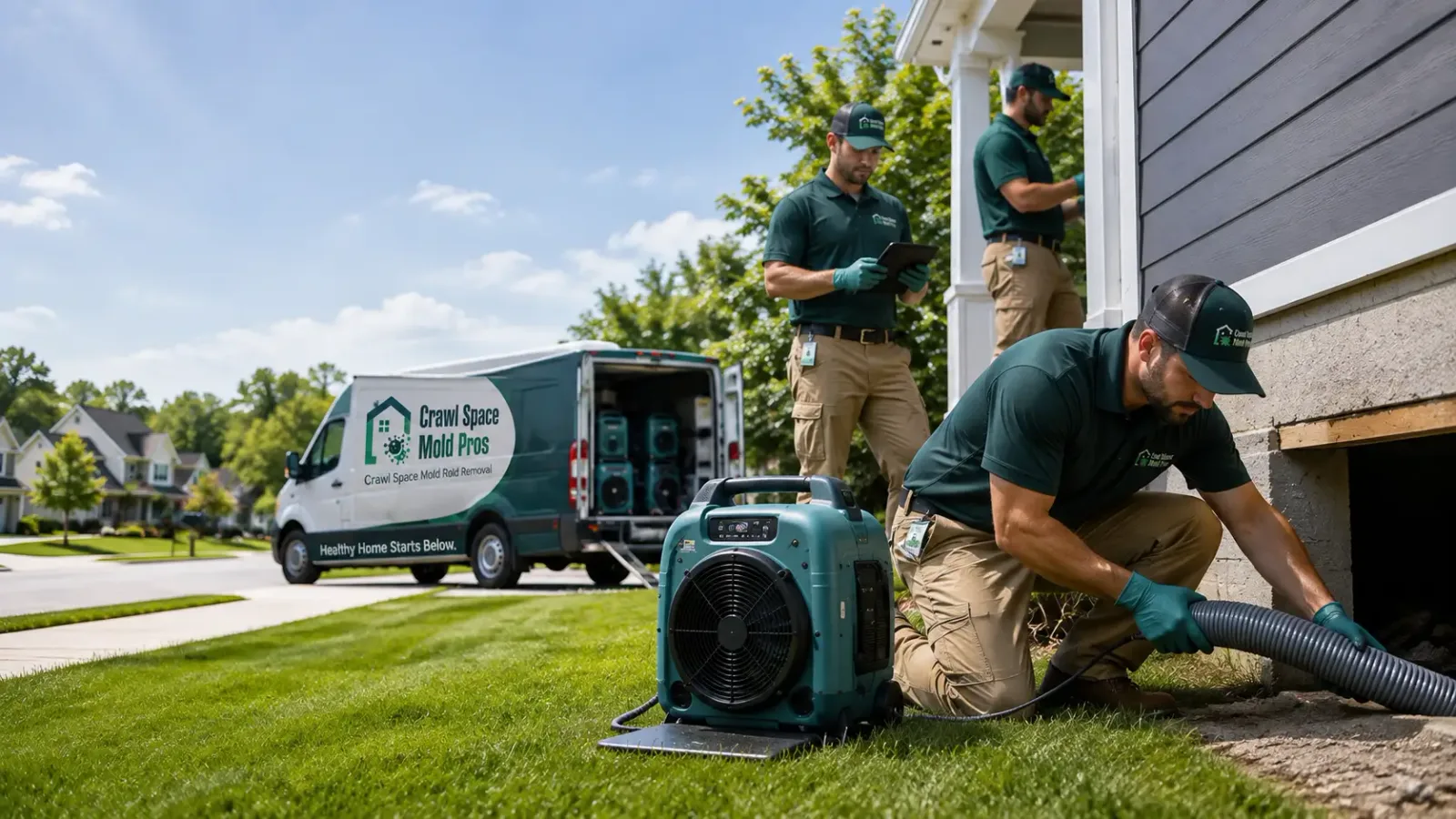 Crawl Space Mold Removal in Valencia, CA